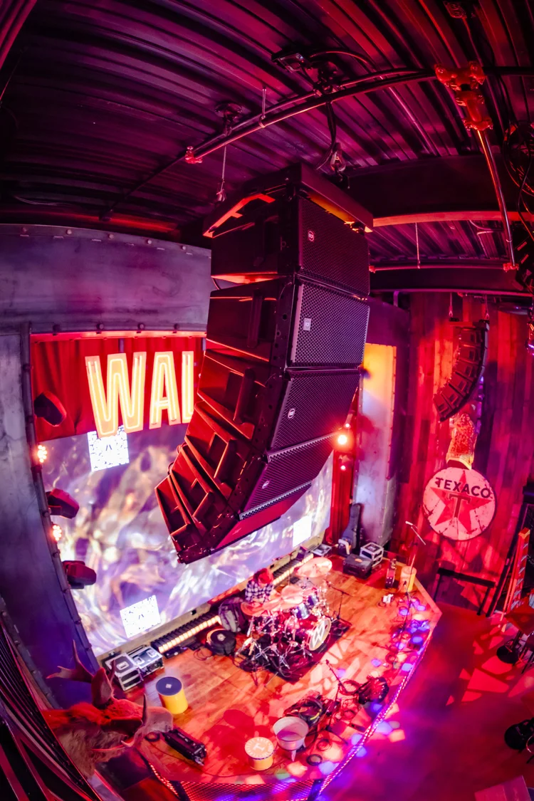 Professional loudspeaker installation at Morgan Wallen’s This Bar.