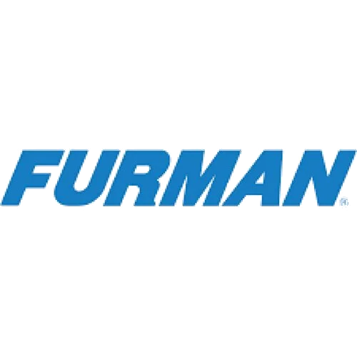 The Furman logo in blue and yellow text on a white background.