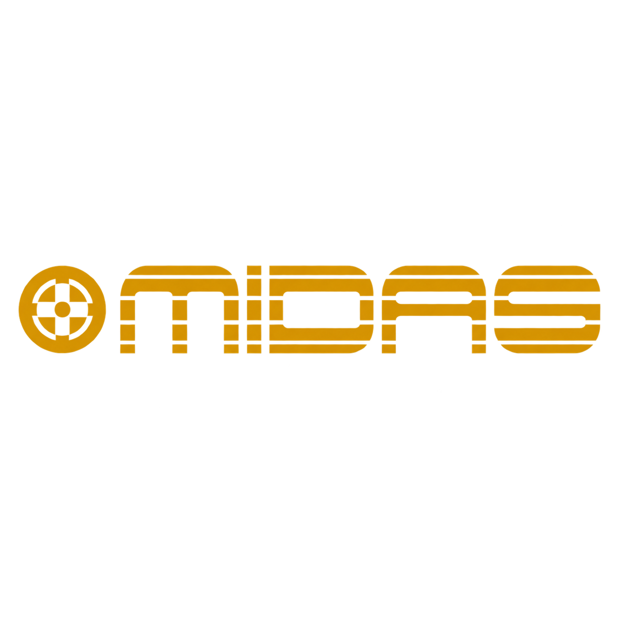Neon sign with the word 'moto' in yellow letters, featuring a circular target symbol in yellow to the left of the text.