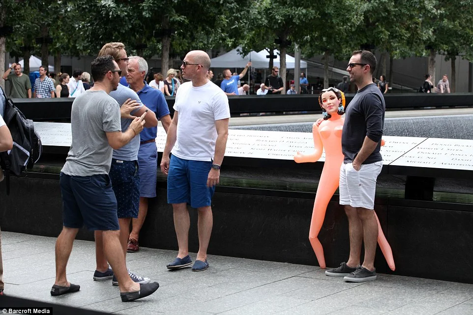 These British Bros Brought a Sex Doll to the 9/11 Memorial