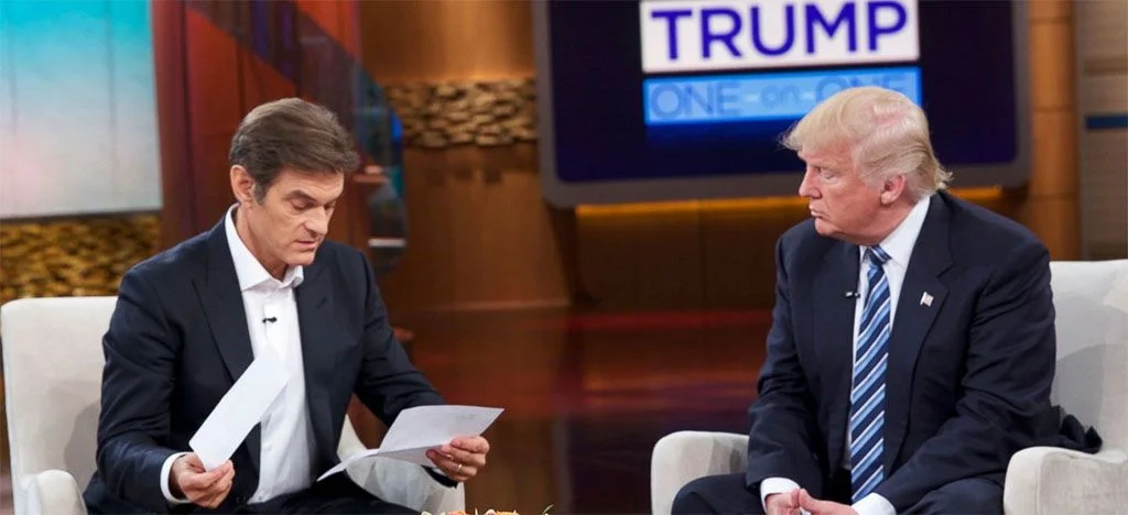 Dr. Oz, America's Favorite Quack, Agrees to Be Trump Puppet