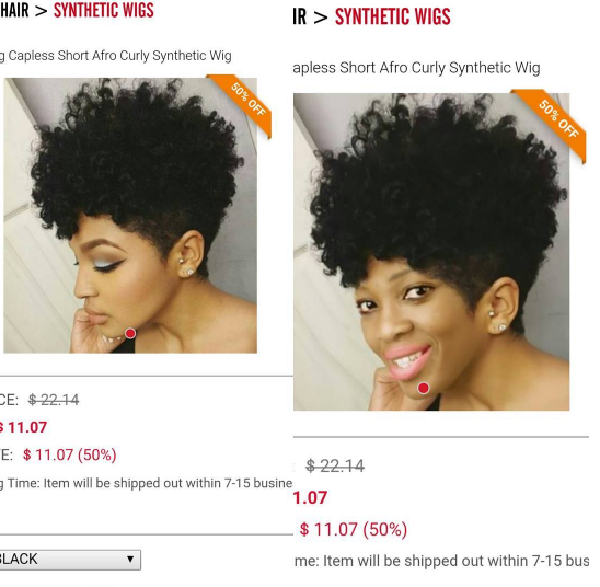 Woman Accuses Wig Company of Stealing, Badly Photoshopping Her Pic