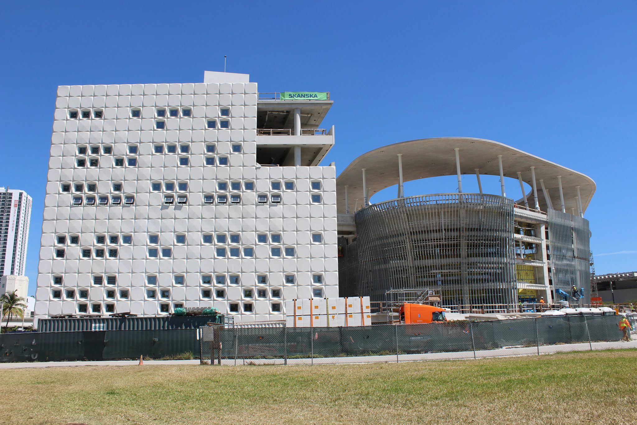 The frost museum of science under construction last year