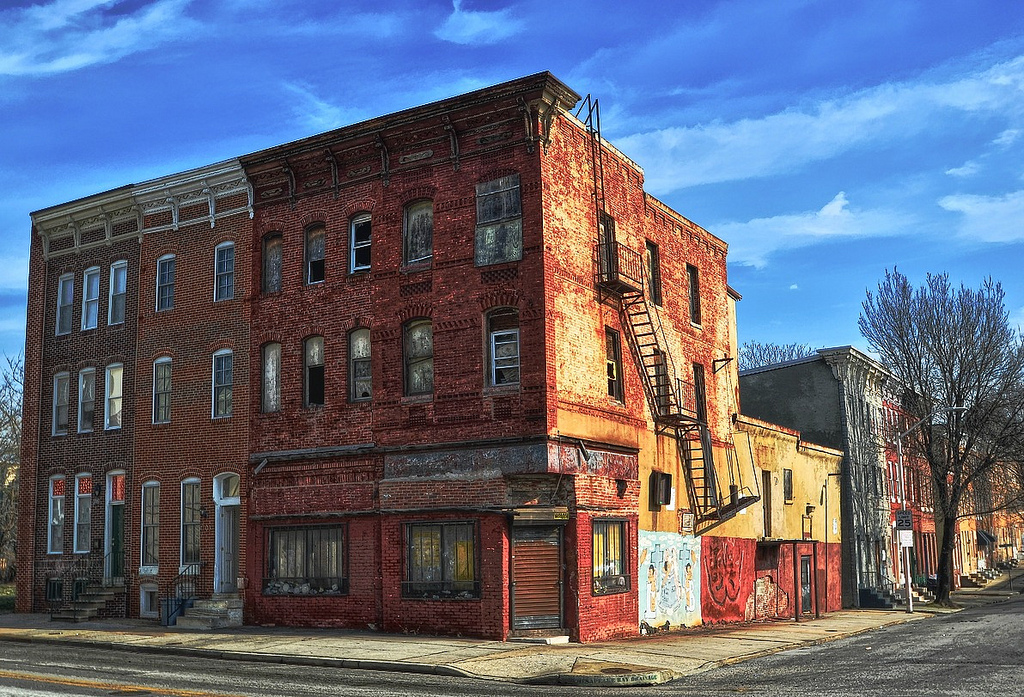An abandoned building in Baltimore. Photo: Forsaken fotos