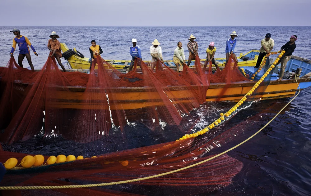 human trafficking is a major problem in Asia's Fishing industry. photo: Daniel J. Rao/shutterstock