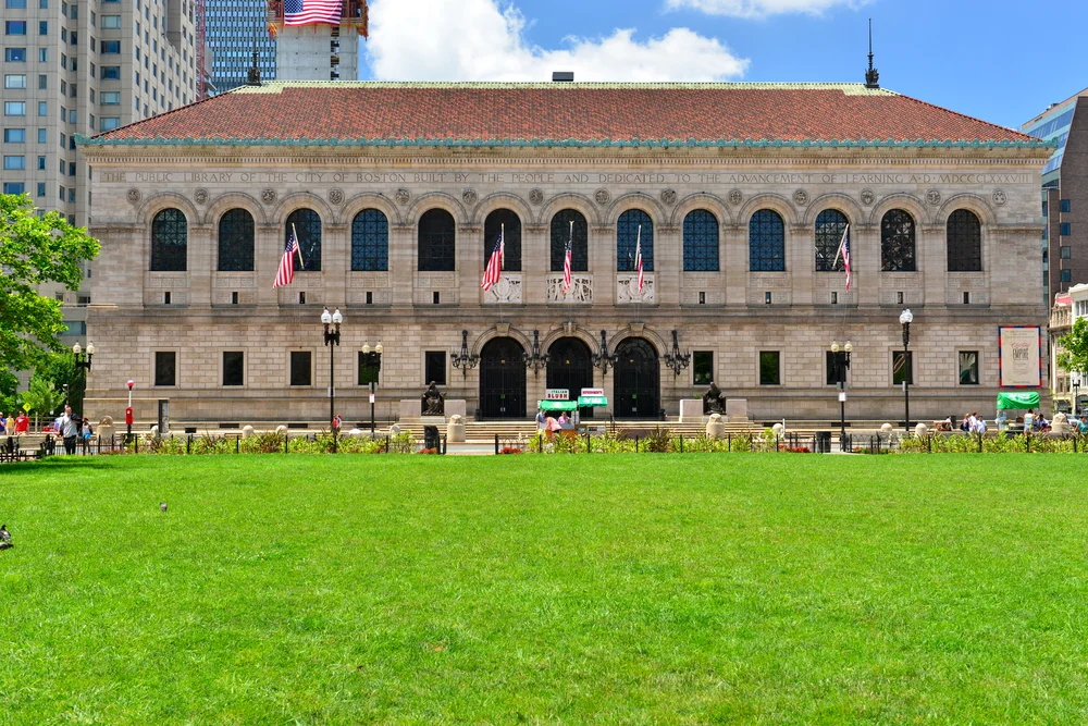 The Boston Public LIbrary. photo: Richard Cavalleri/shutterstock