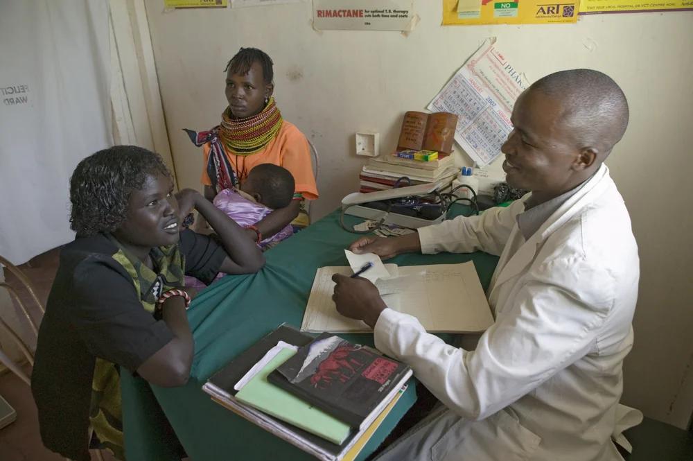 An HIV clinic in Kenya. Joseph Sohm/shutterstock