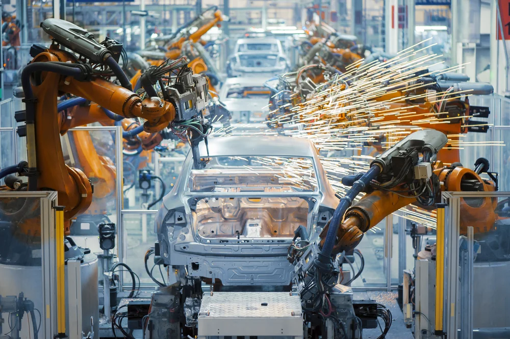 A car assembly line. photo: xieyuliang/photo
