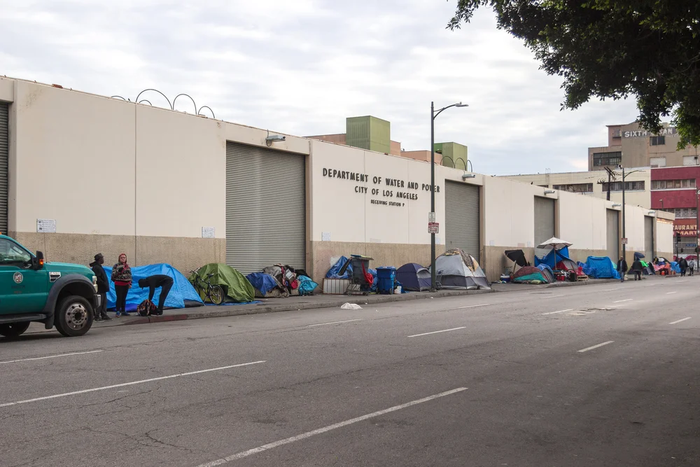 Skid row, downtown Los angeles. photo: Andrew V Marcus/shutterstock