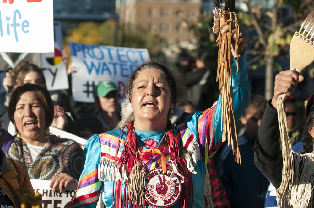 A Standing Rock protest photo: arindambanerjee/shutterstock