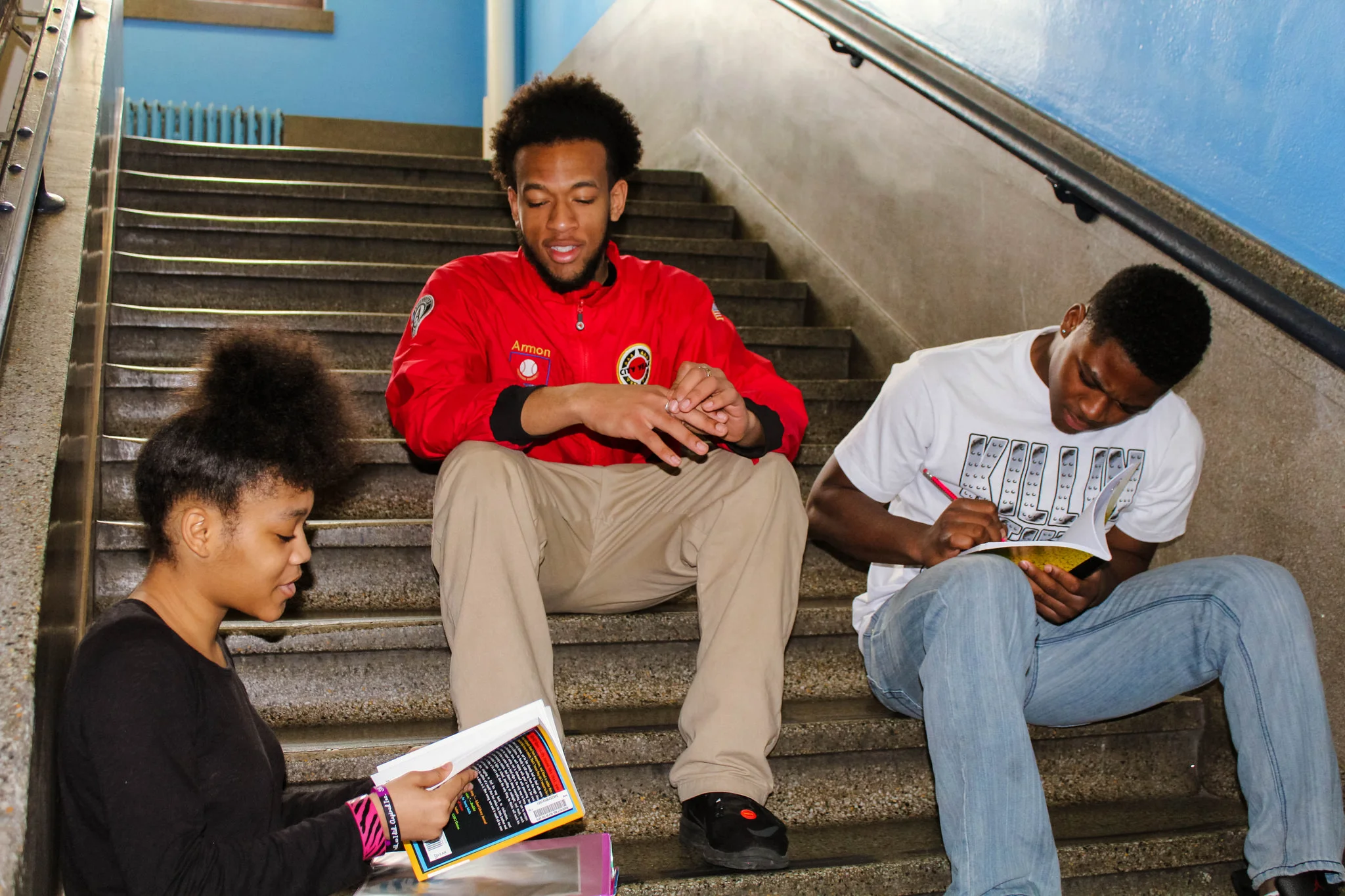 A city Corps member in a public school. photo: City Year