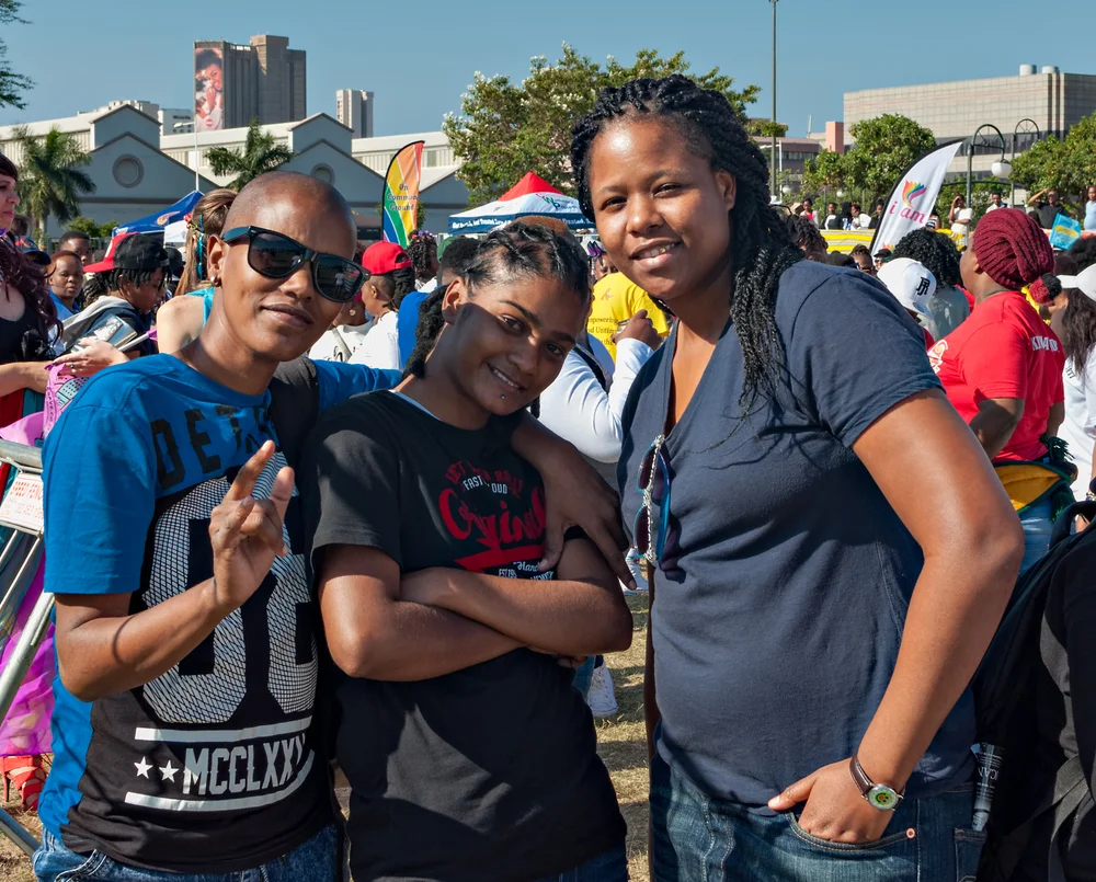 A gay pride march in Durban, South Africa. Timothy Hodgkinson/shutterstock