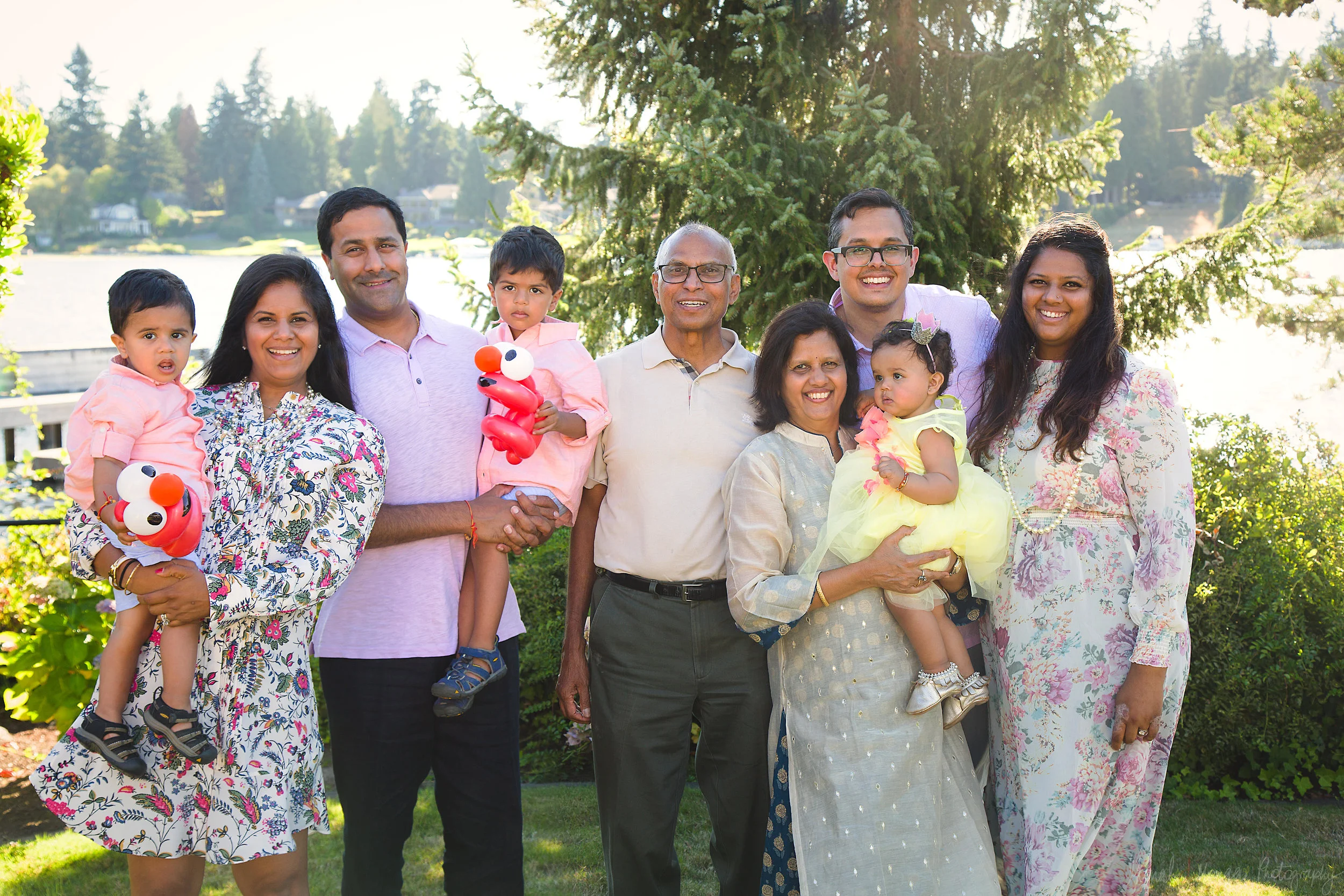 Three generations of the Remala family.
