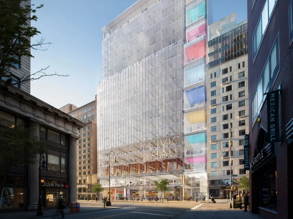 A rendering of Civic Hall @ Union Square. credit: Civic Hall