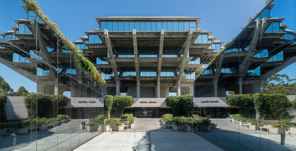 The Geisel library at UCSD. Nagel Photography/shutterstock