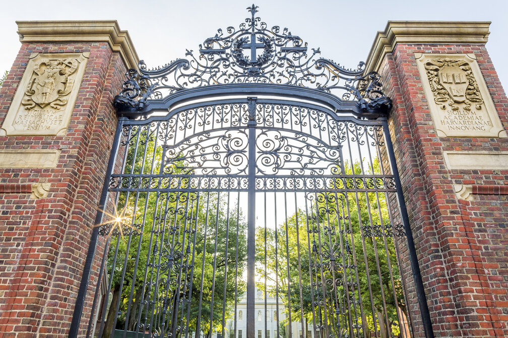 The historic gates of harvard university. Marcio Jose Bastos Silva/shutterstock