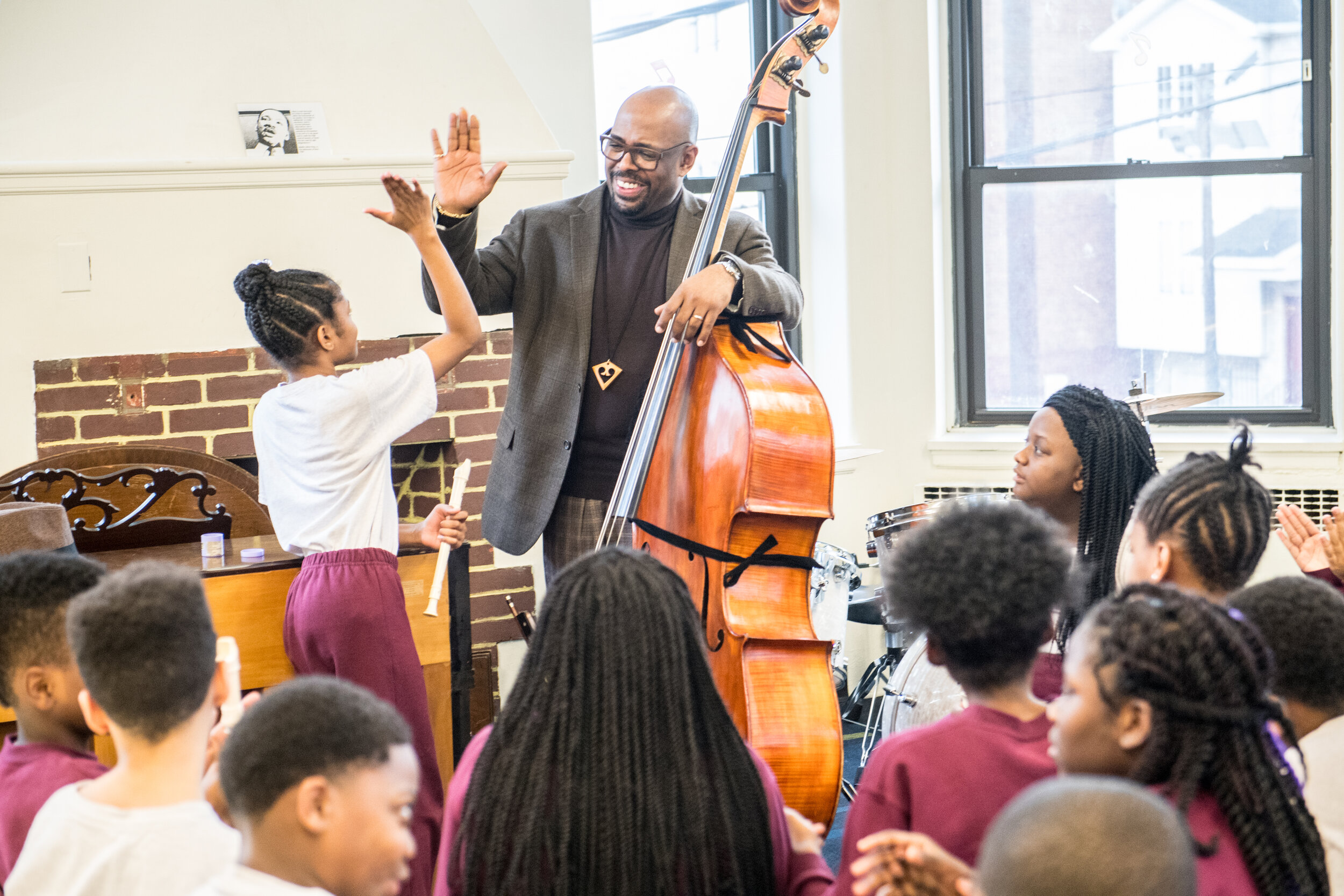 The We Are All Music Foundation supports organizations like Jazz House Kids, which works to bring music into educational settings.