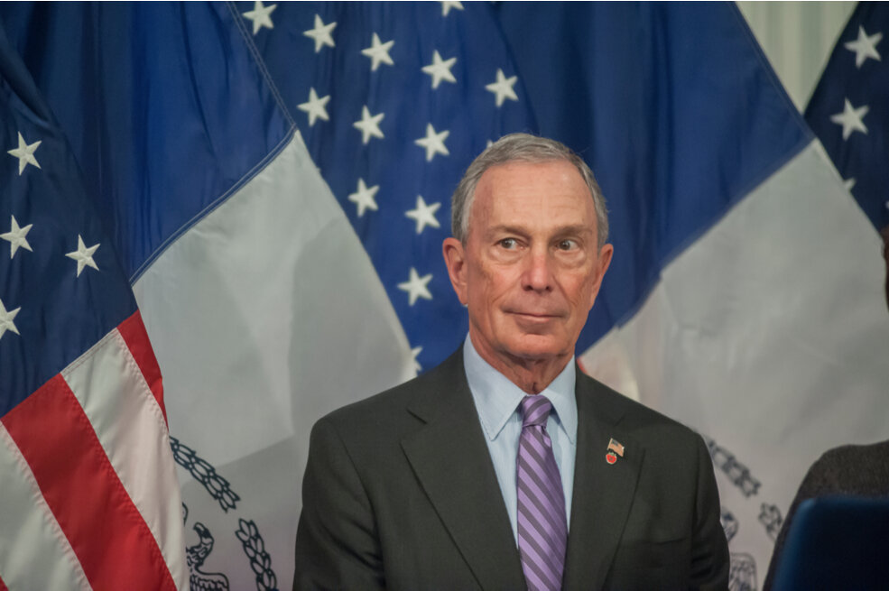 Mike Bloomberg. Photo by rblfmr/shutterstock