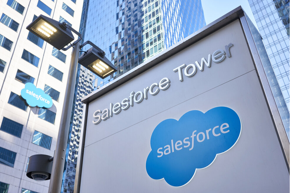 Salesforce headquarters in San francisco, California. Tada Images/shutterstock