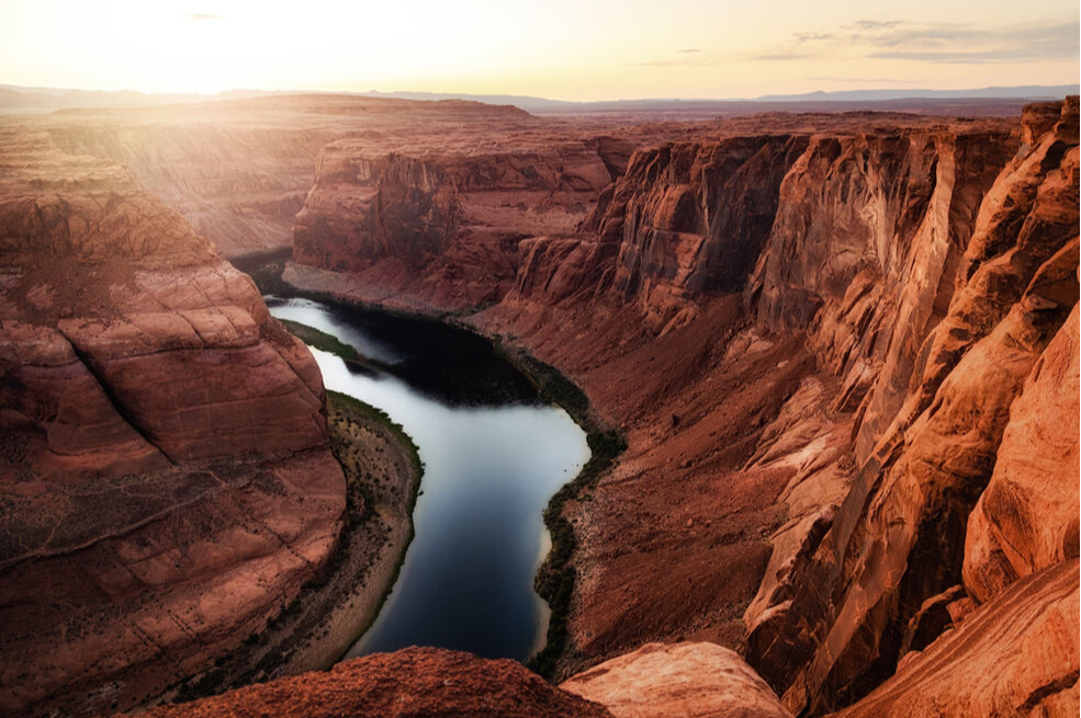 The colorado river is at a historic low, prompting federal water restrictions. Susan Schmitz/shutterstock