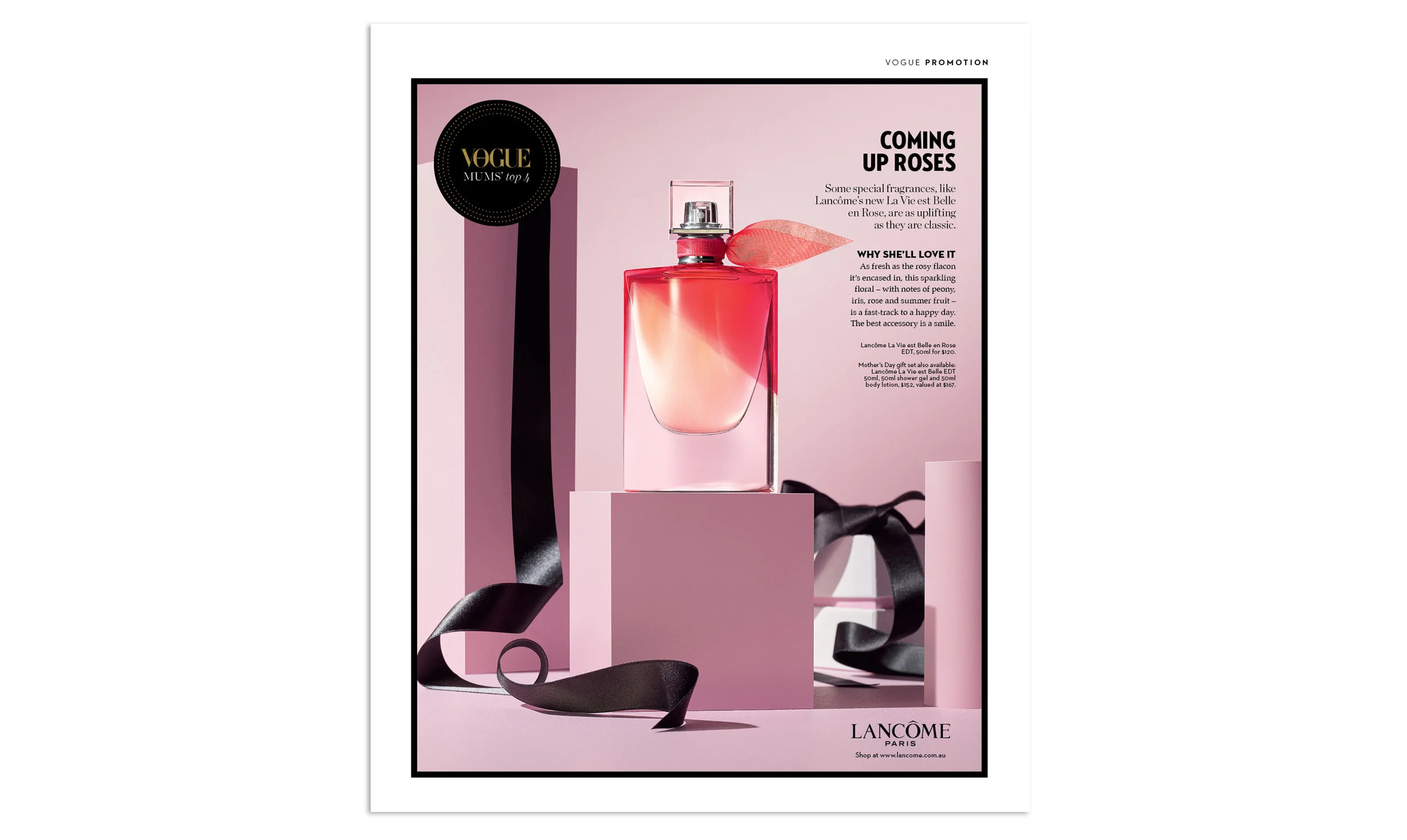 L'Oreal Mother's Day campaign 2019 - Lancome