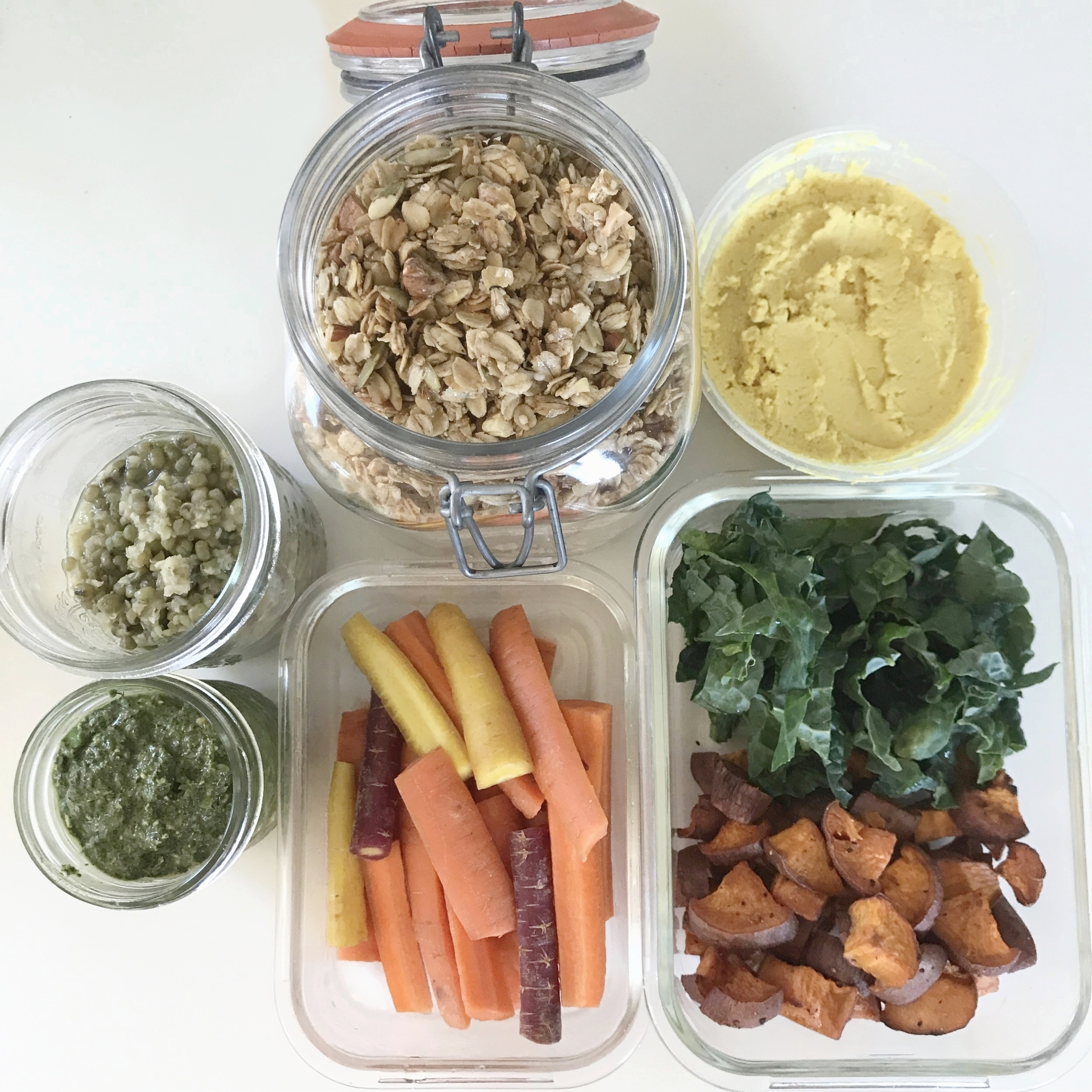 my Actual meal prep this week. I promise, you can do this!