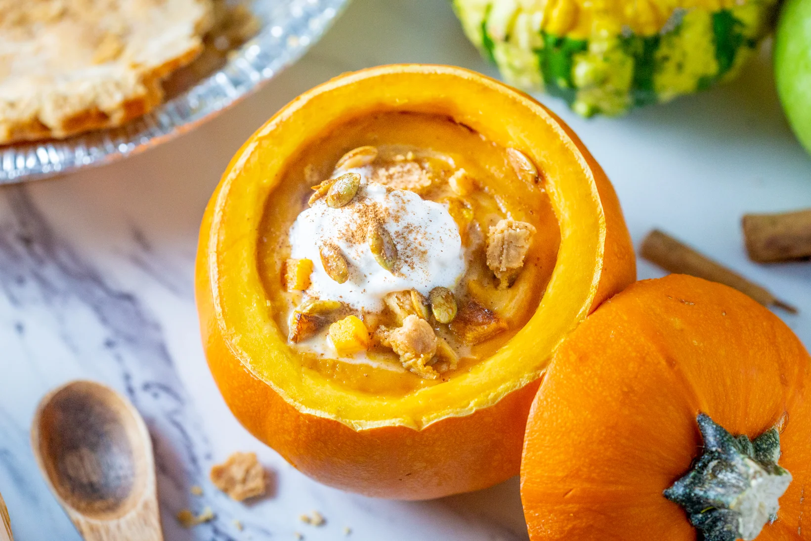 Pumpkin Pie &amp; Butternut Squash Soup