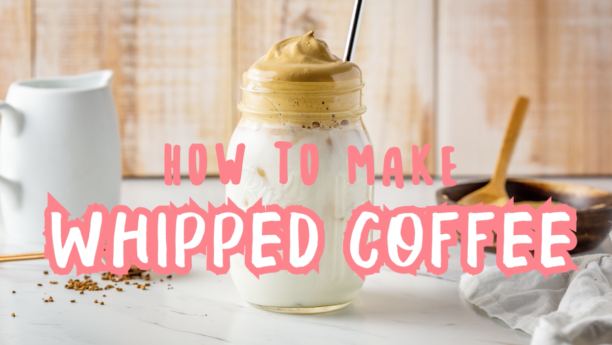 How to Make Whipped Coffee (Dalgona) with Just 3 Ingredients!