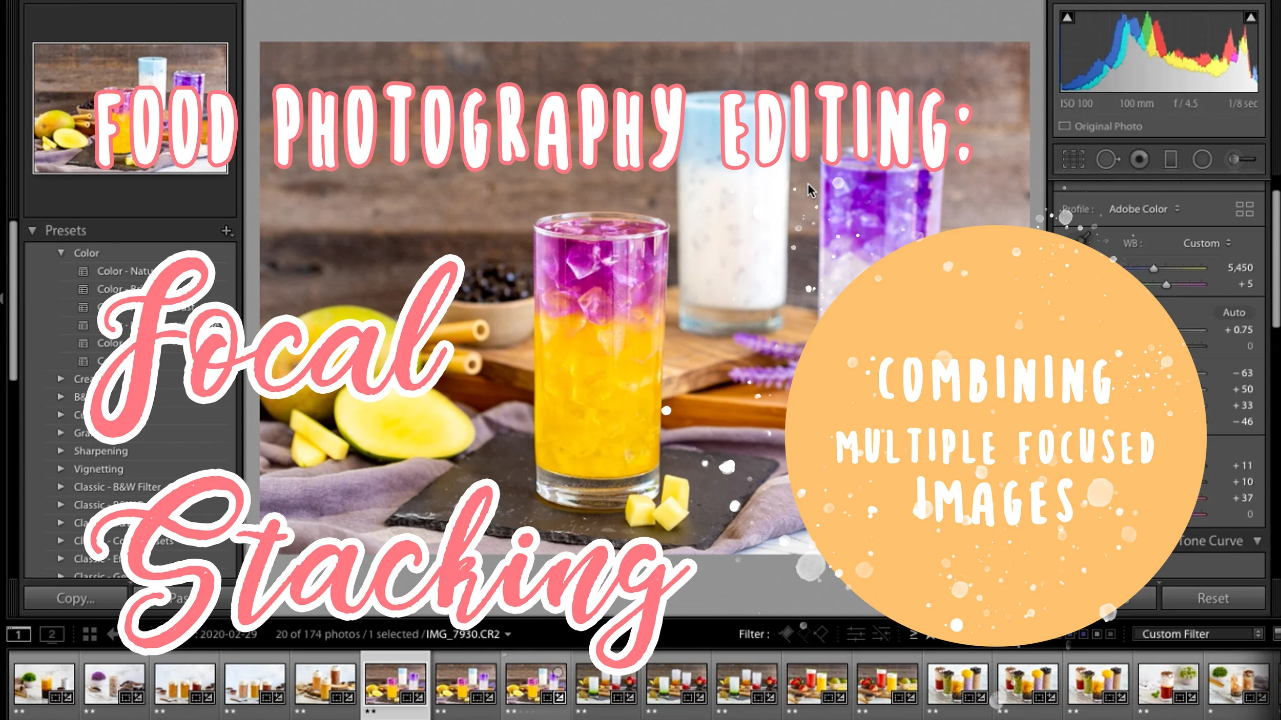 How to Focal Stack for Crisp Images w/ Blurred Background – Food Photography Tip