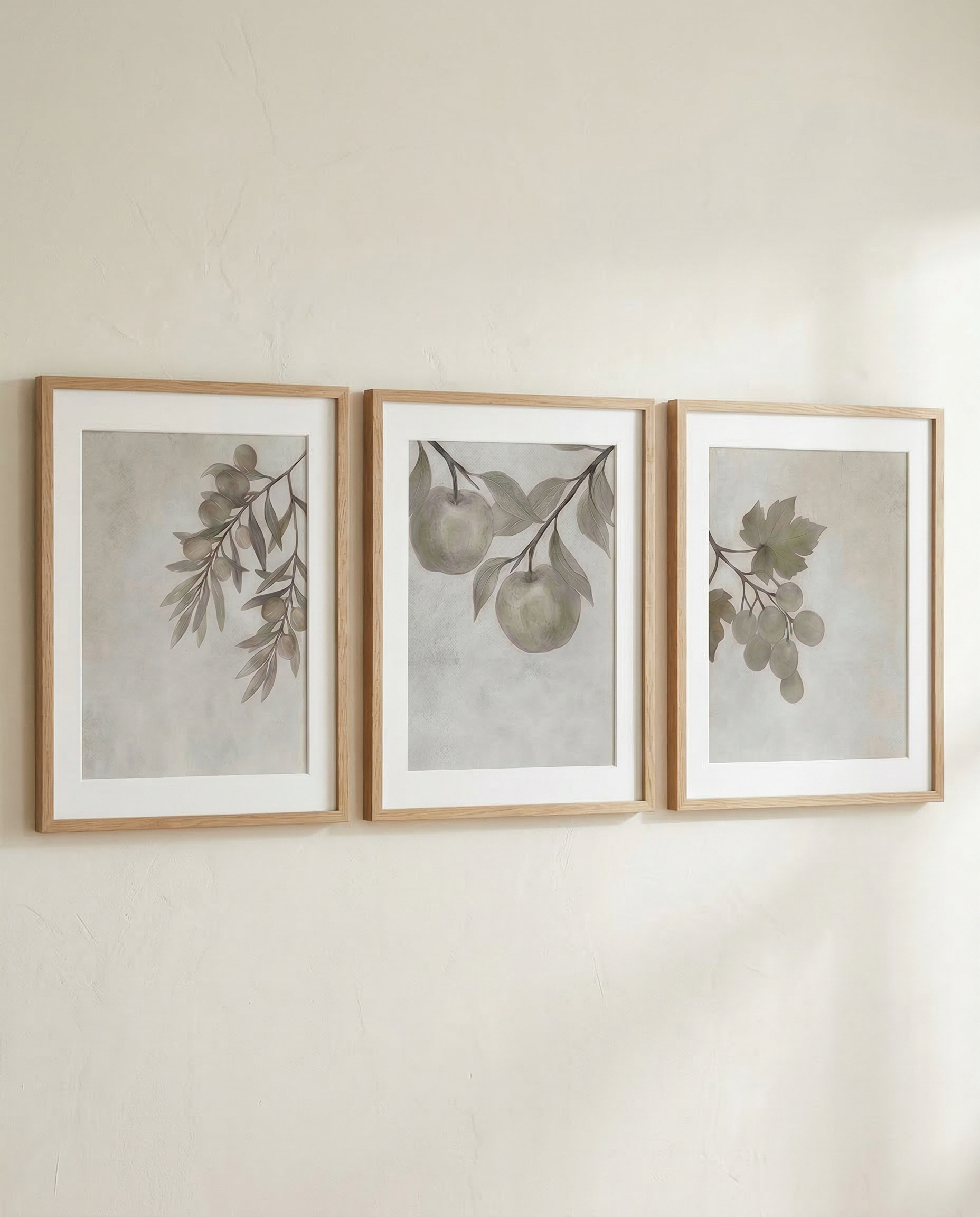 olives_apples_grapes_wall_trio_nature_paintings.png