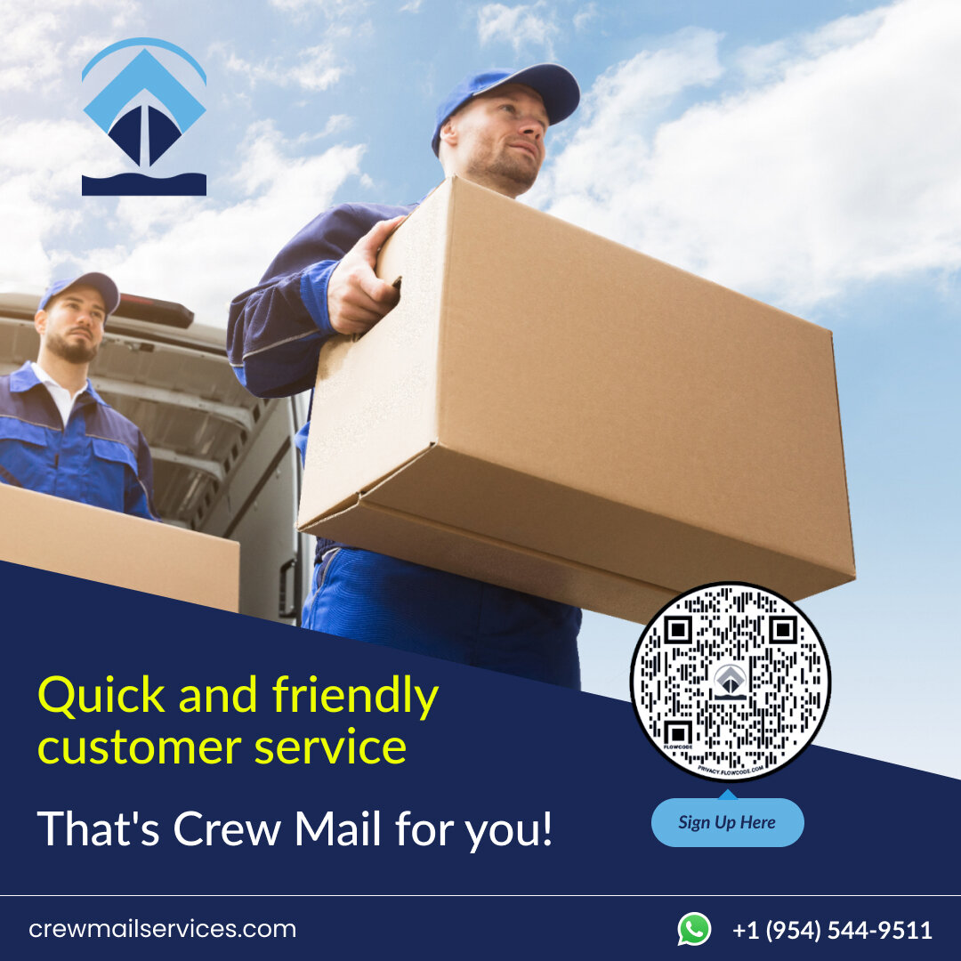 Quick, easy, and always with a smile! Experience our service at Crew Mail Services today.

For more info Click the link in our bio...

#crewmailservices #YouGotCrewMail #msccruisescrew #cruiseshipcrew #virginvoyagescrew #exploreroftheseas #grandeurof