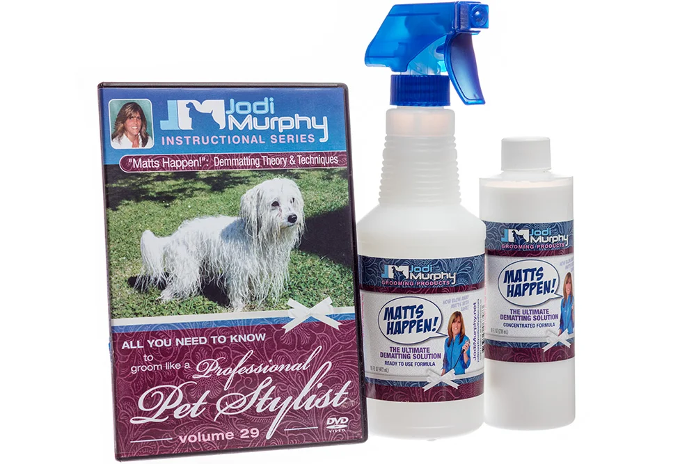 Matts Happen!: DVD & Dematting Solution 3pk Bundle