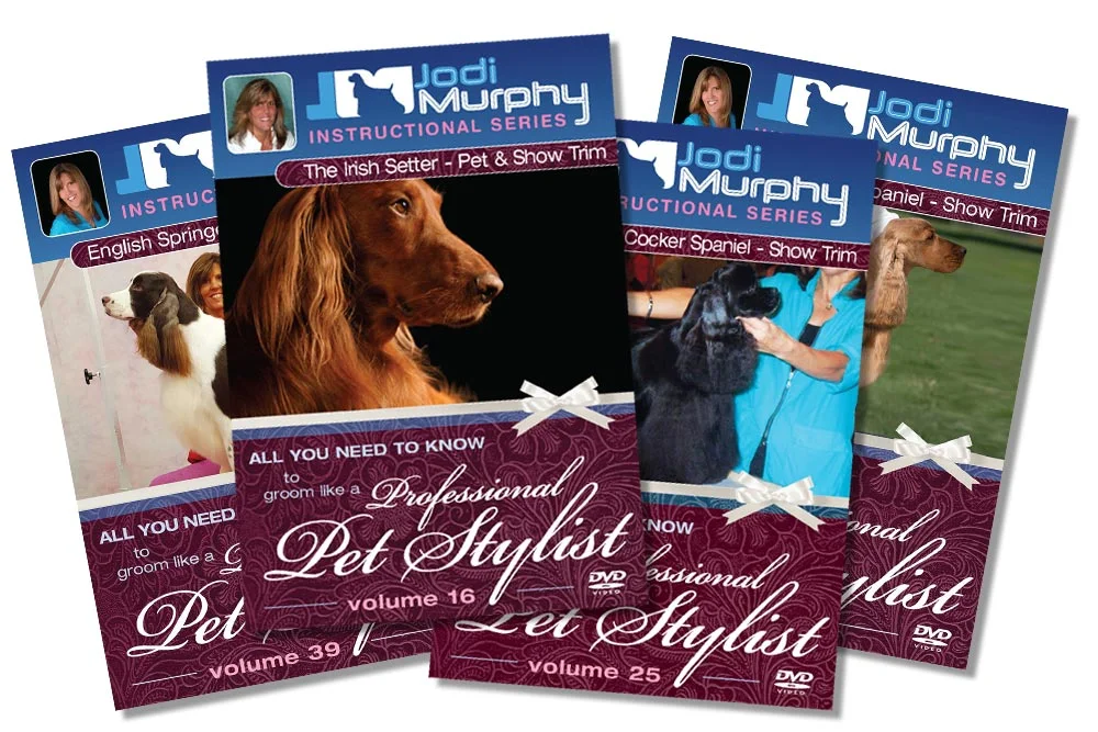 Gun Dog Show Trim DVD Series (4 Volume Set) — Jodi Murphy Grooming