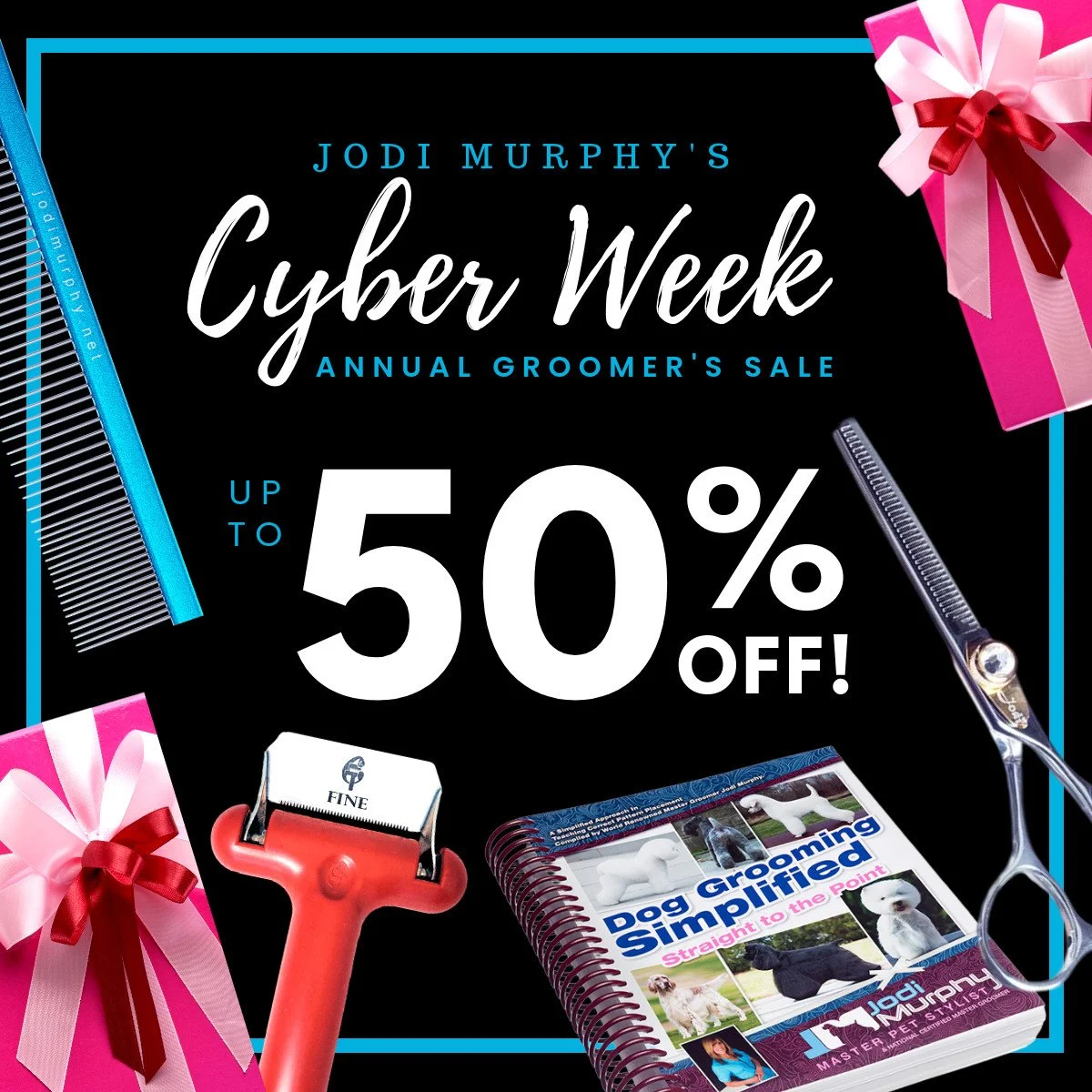 💋 Cyber Week Upgrade Alert! Up to 50% OFF Education &amp; Tools! 👚

It's time to invest in yourself! Our annual savings event has rolled directly into Cyber Week, giving you a final opportunity to access premium grooming knowledge and gear for less