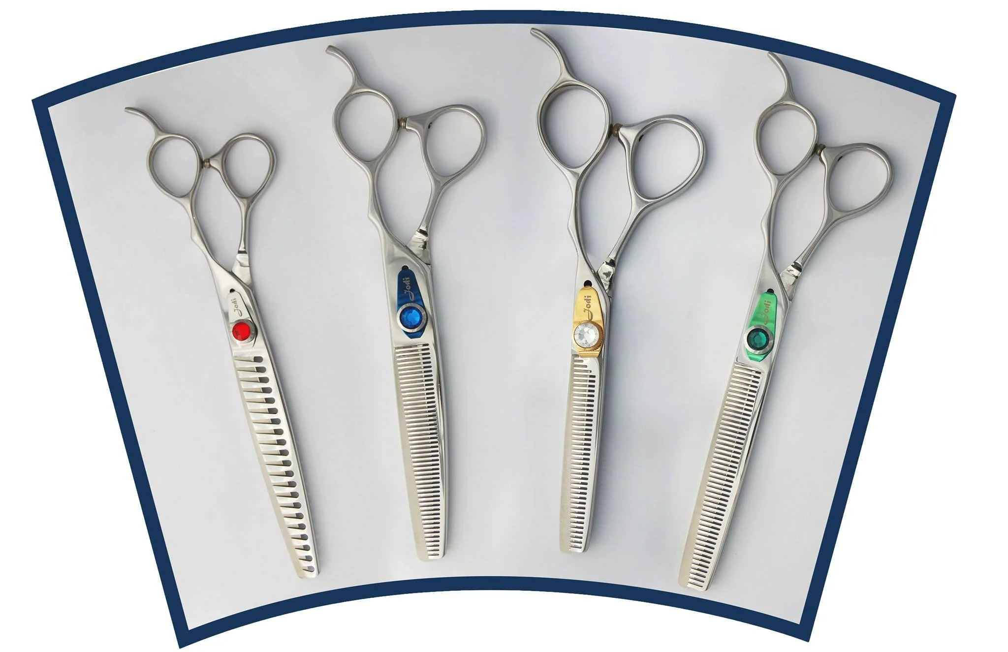 Full Set of 5 Thinning Shears! for Dog Groomers | Jodi Murphy Grooming Products