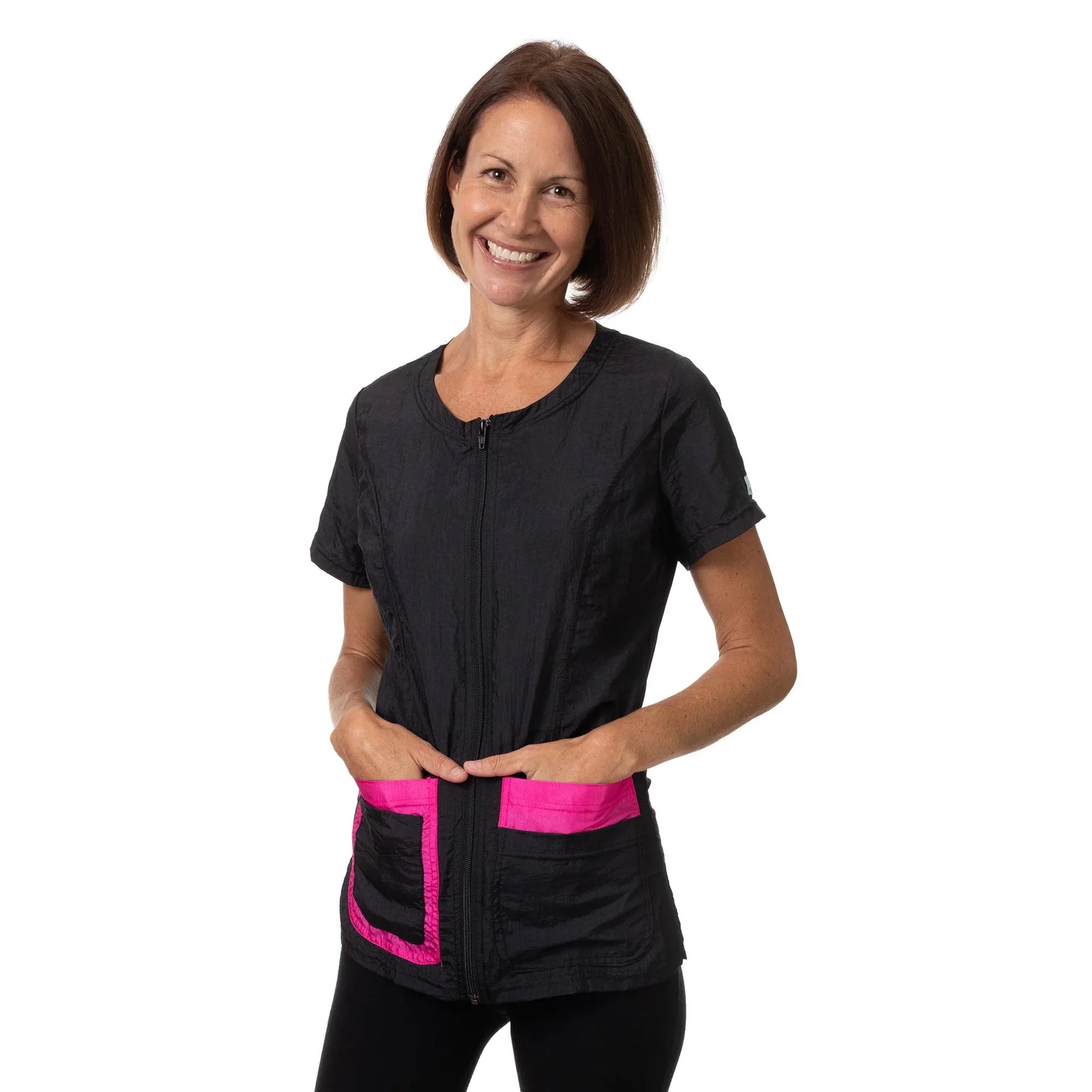 Groomer's Double Pocket Short Sleeve Top (XXS-3X) for Dog Groomers | Jodi Murphy Grooming Products