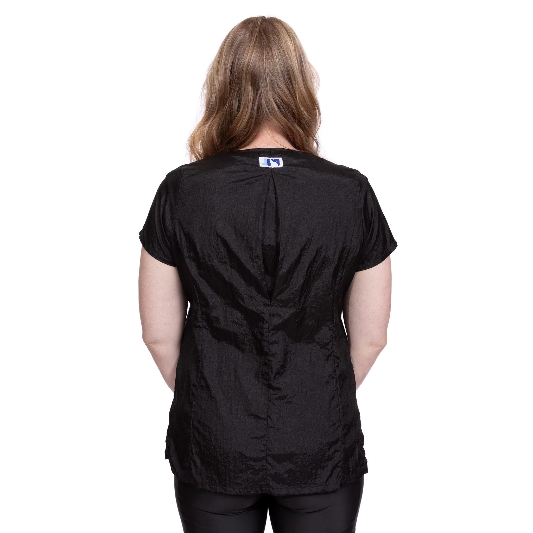 Groomer's Short Sleeve Top — Solid Black for Dog Groomers | Jodi Murphy Grooming Products