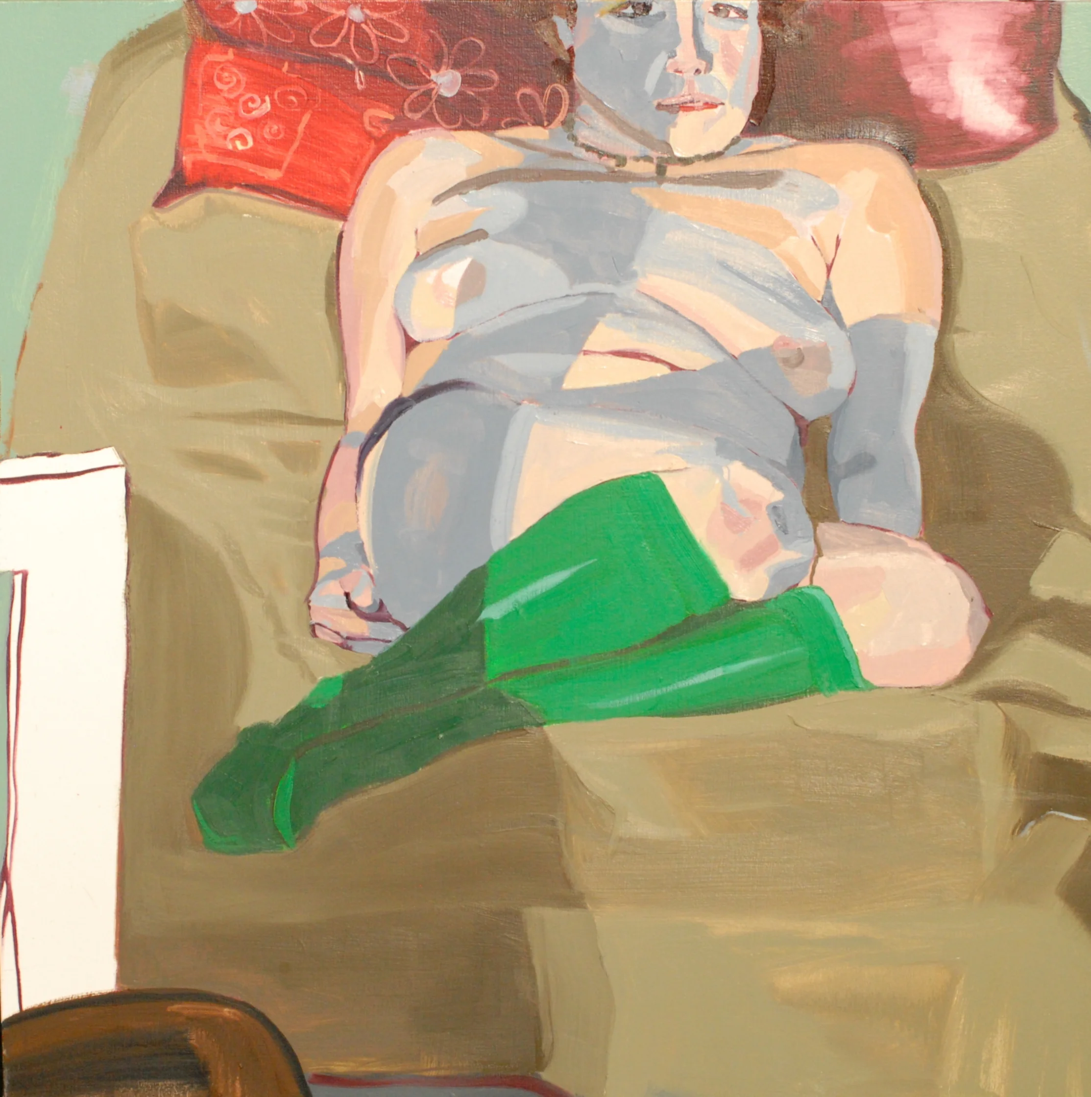  Contour (2009) oil on canvas, 30 x 30 inches 