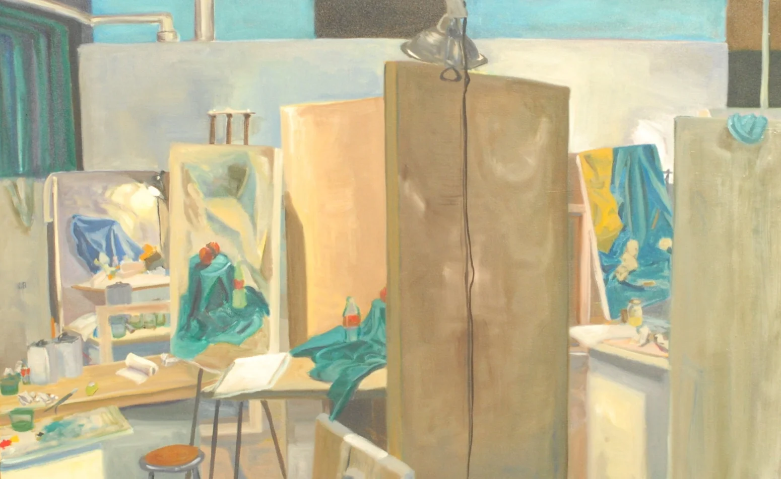  Still Studio (2008) oil on canvas, 36 x 60 inches 