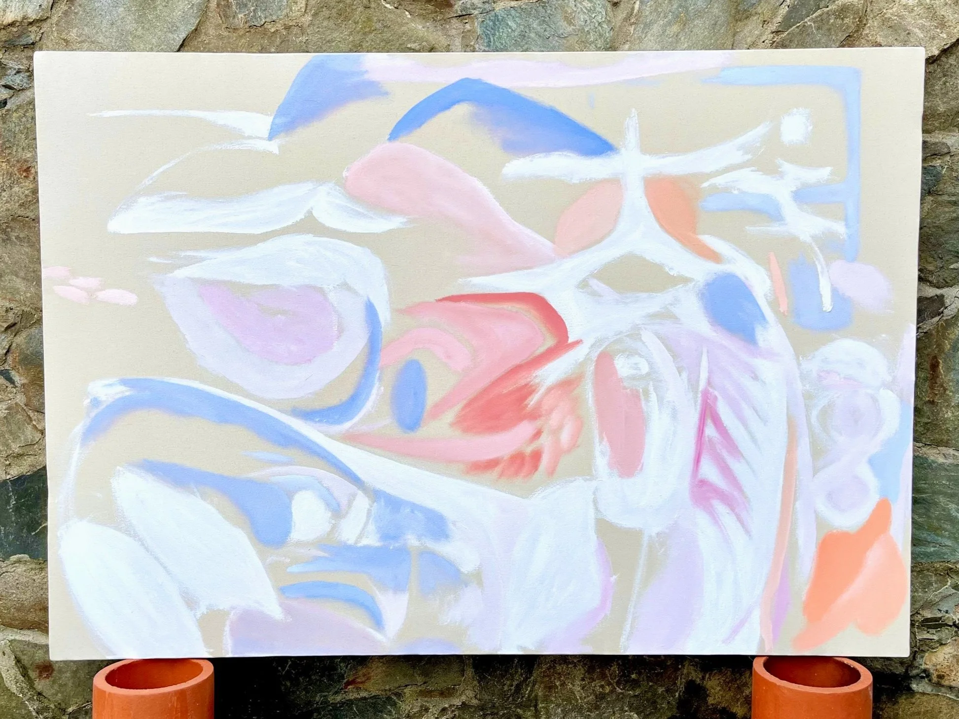  <<Eternity.>> (2023) oil on canvas, 48 x 69 inches. 