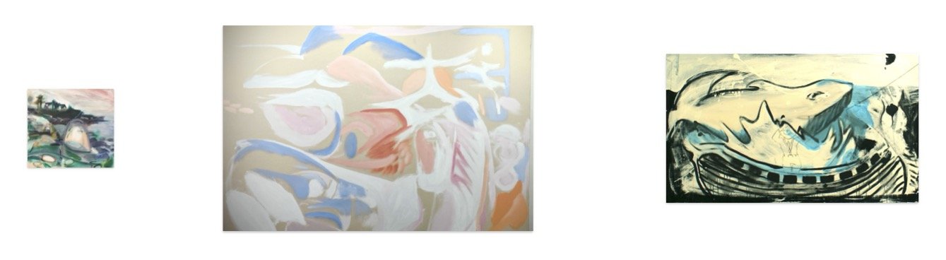  I propose these three paintings to show in your restaurant. Feel free to call with any questions: 603 686 3325. -dhm 