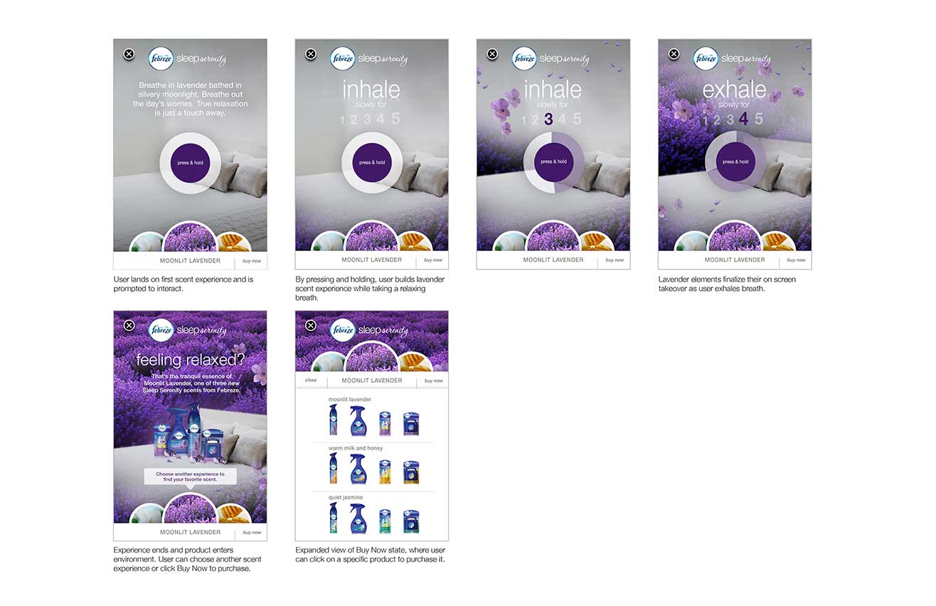 Sleep Serenity: Lavender Storyboard
