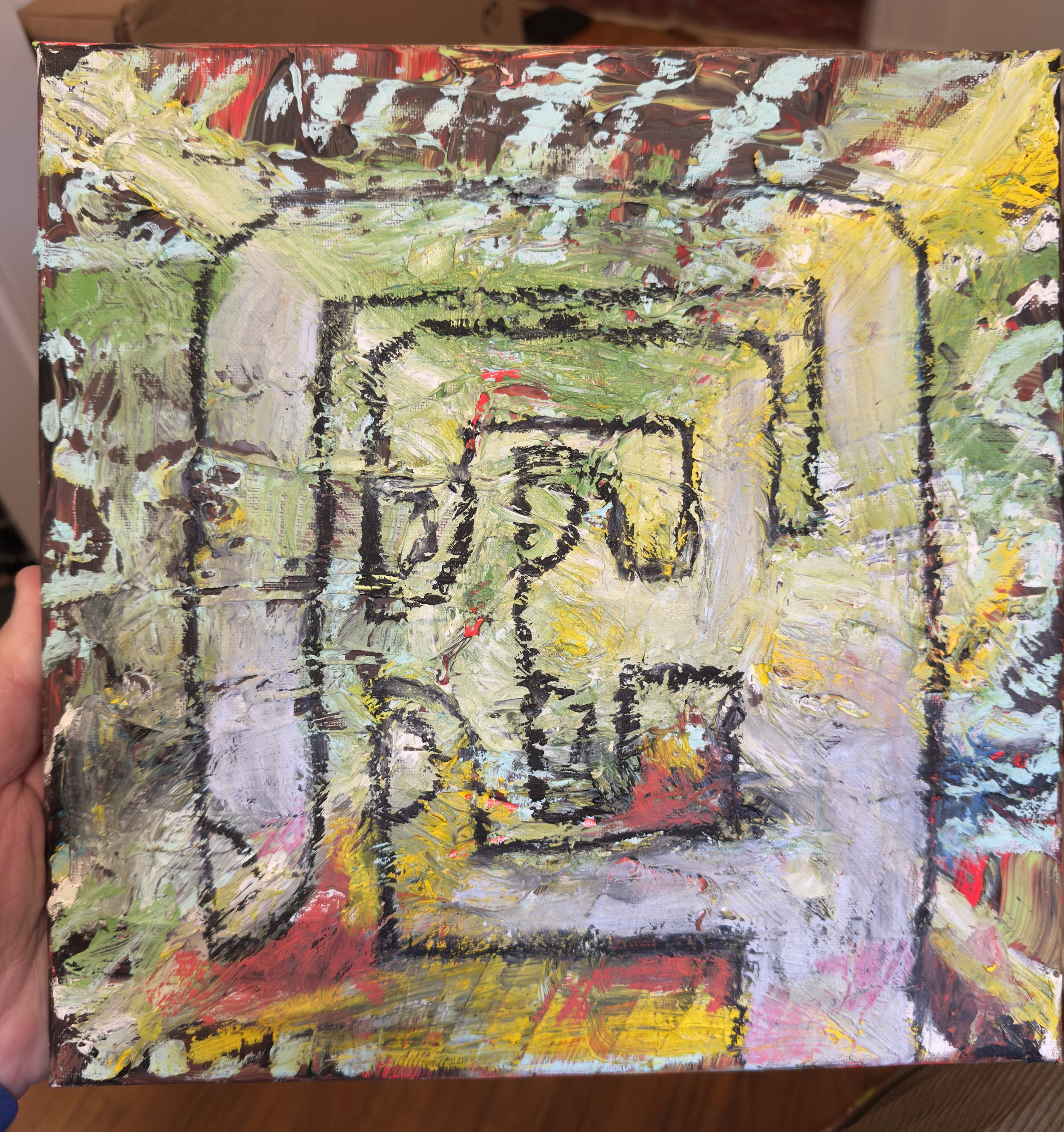 Acrylic and Oil on Canvas