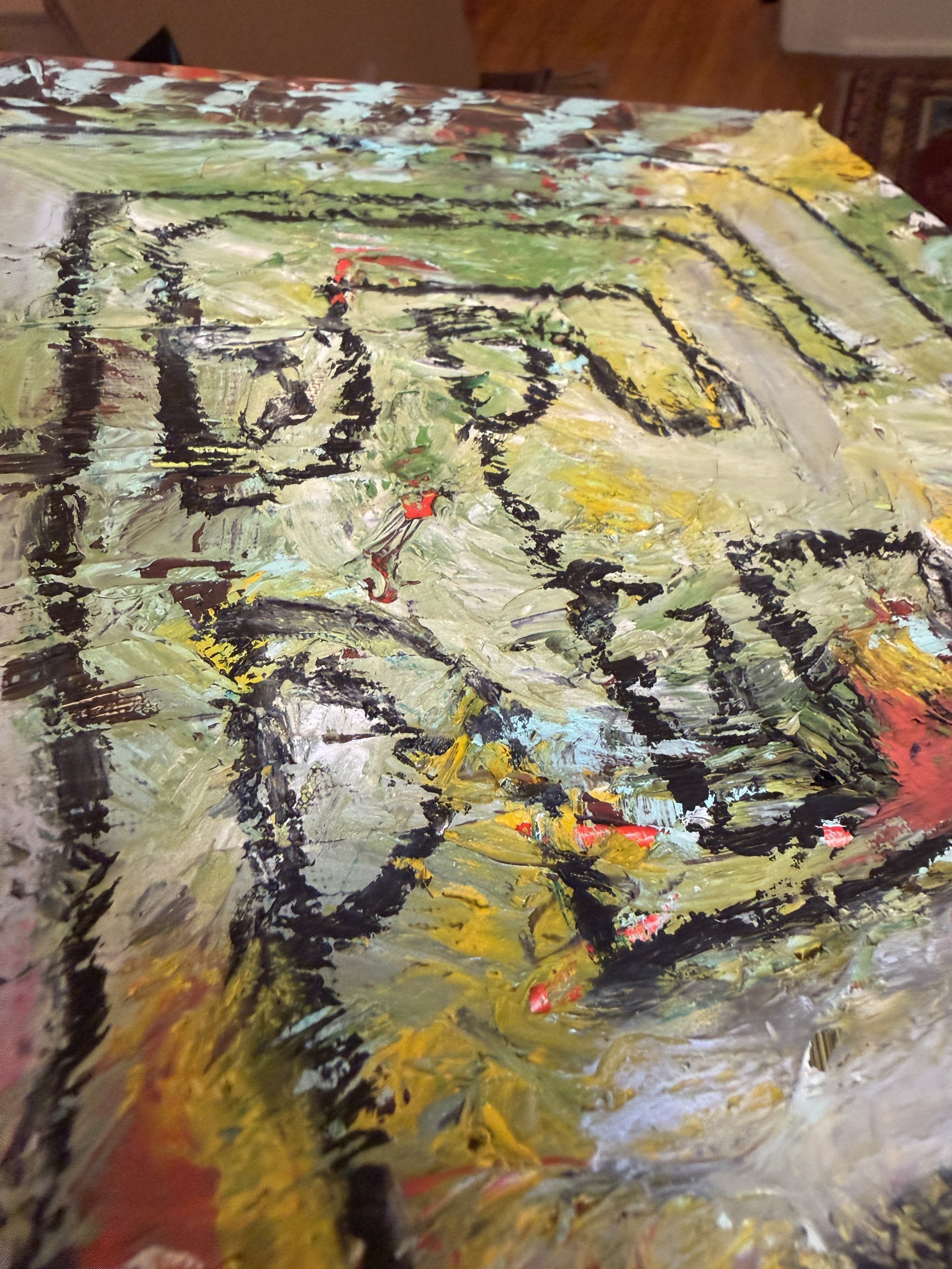 Acrylic and Oil on Canvas