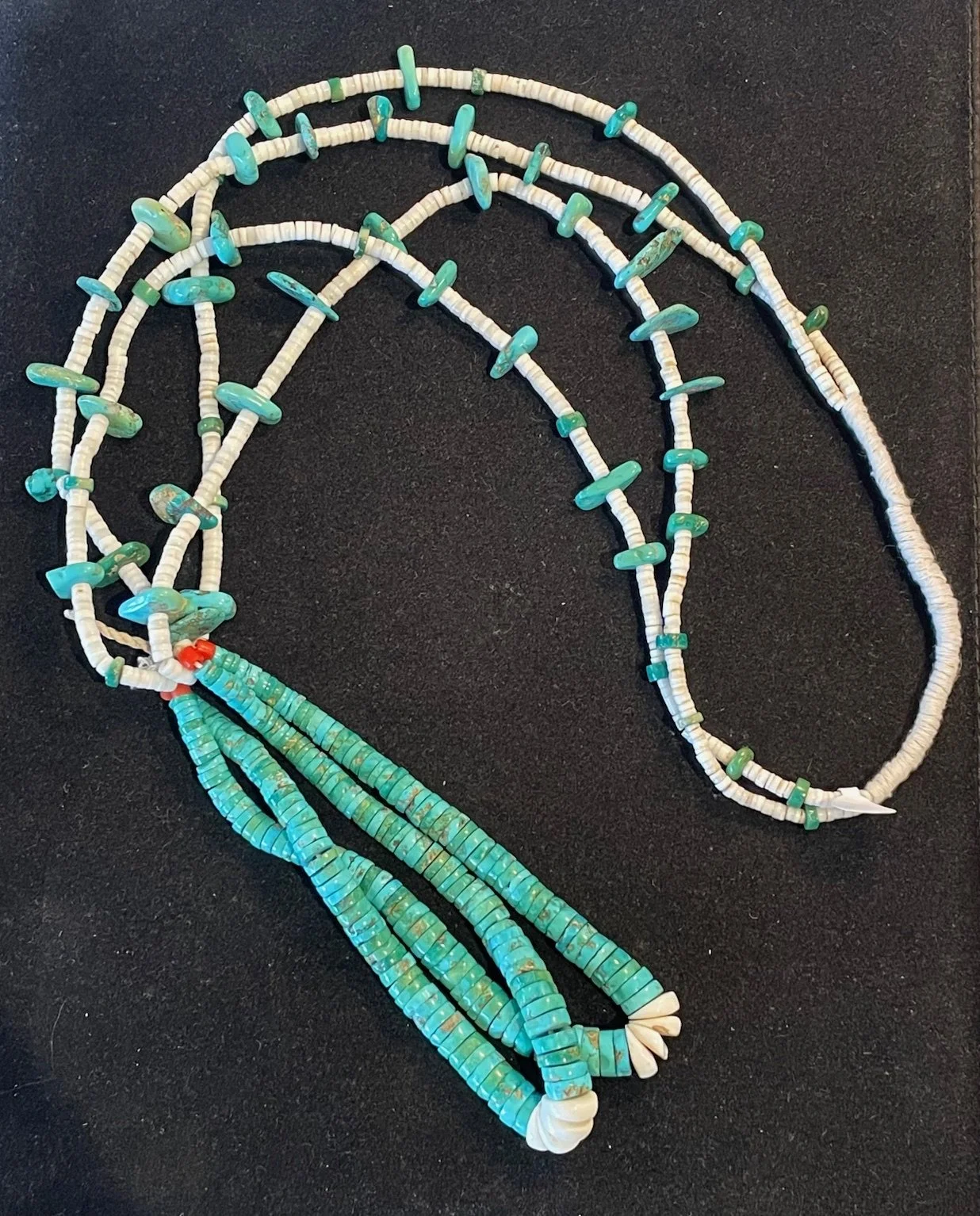 Nugget Necklace with fine Jacla
