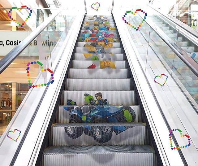 We are loving LEGO MASTERS Australia!  Who else is watching? In honour of Lego Masters, here&rsquo;s a flash back to our Lego Movie campaign. @lego @legocertifiedstores_anz .
.
.
.
#lego #legomasters #legomovie #motioniconaustralia #escalatorstepbran