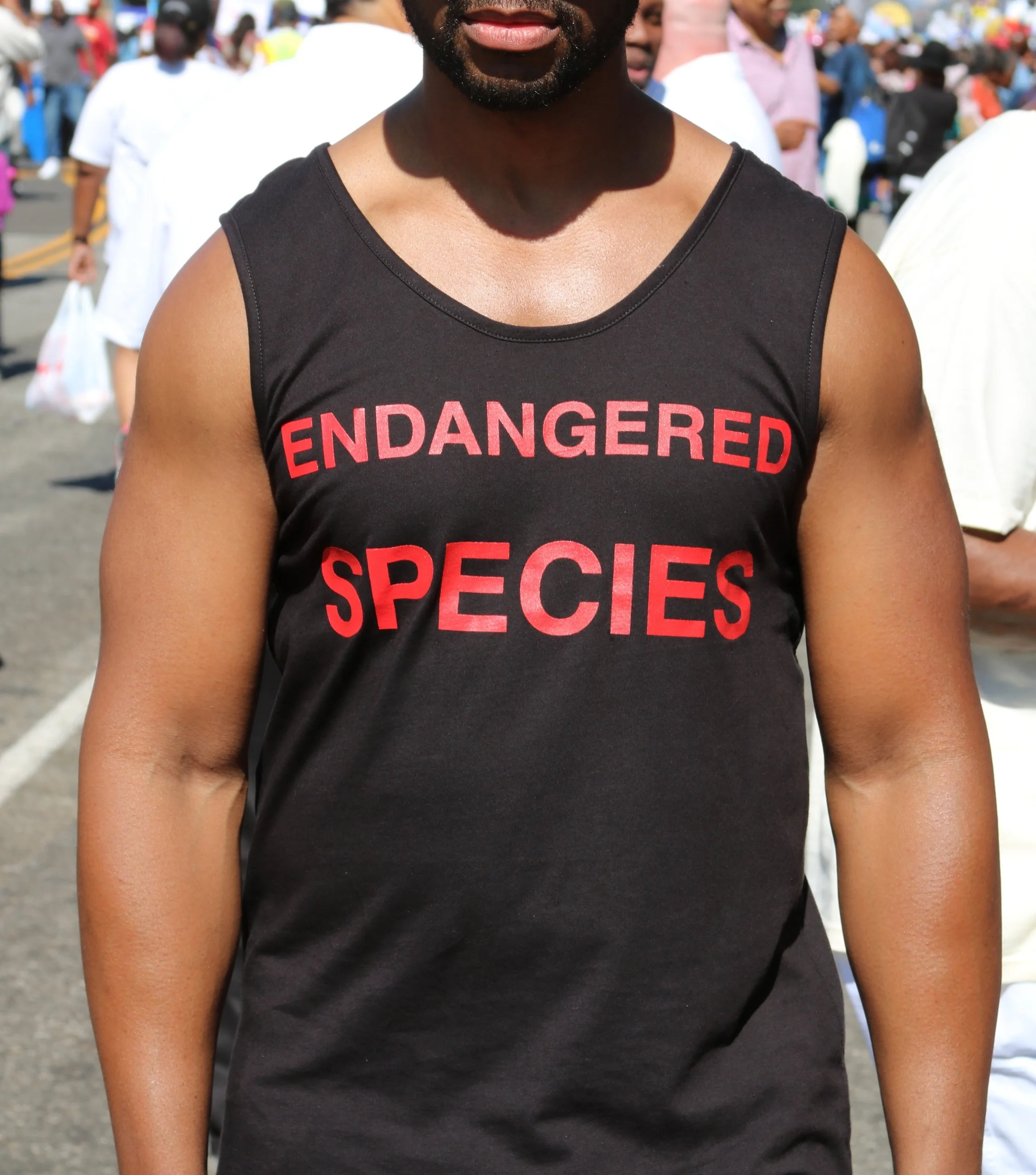 UNISEX ENDANGERED SPECIES DROP TAIL TANK