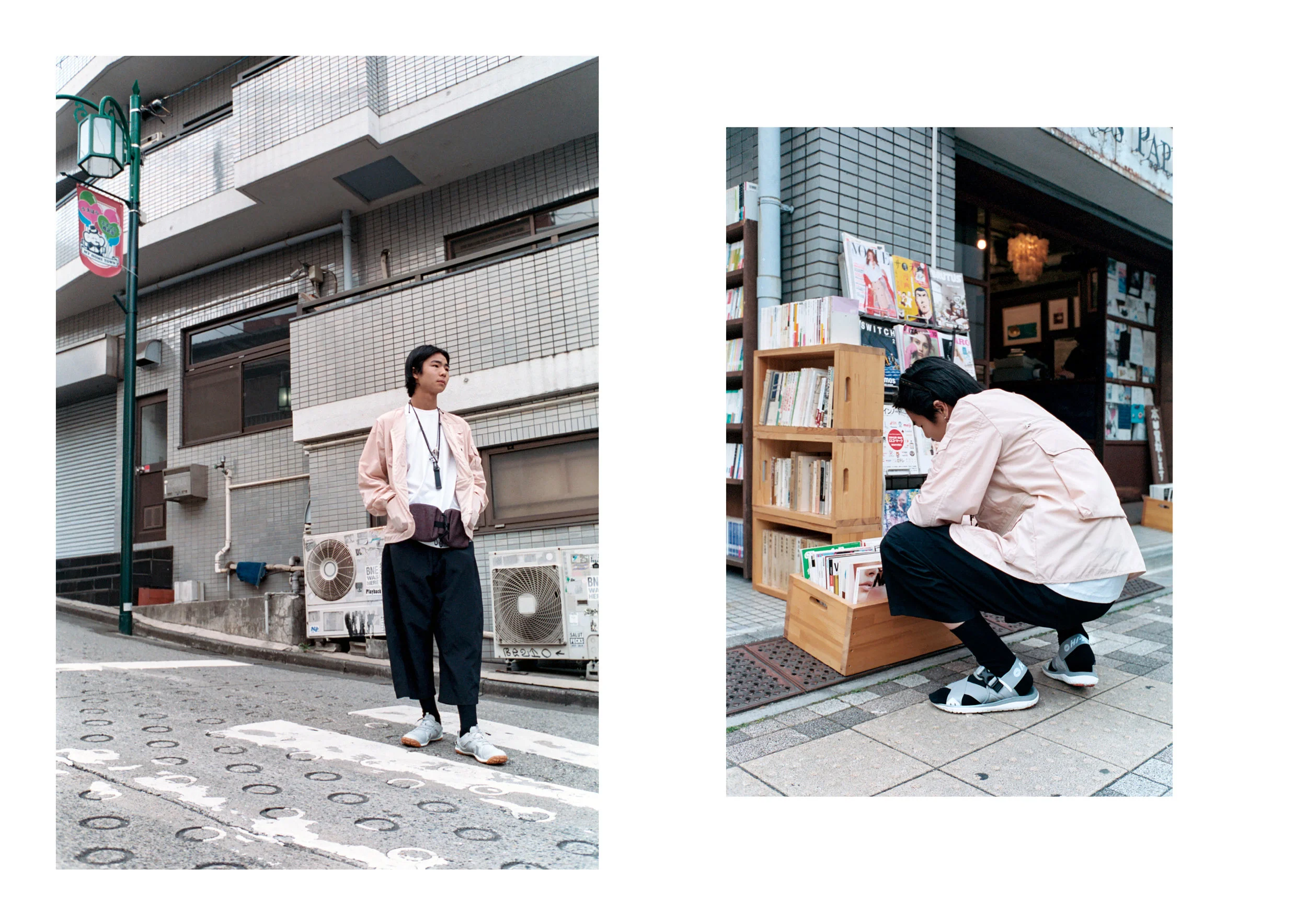 Jacket & Top - Hi Tec HTS74, Pants - Tourne de Transmission, Footwear - Hi Tec Japan, Bag - cote&ciel
