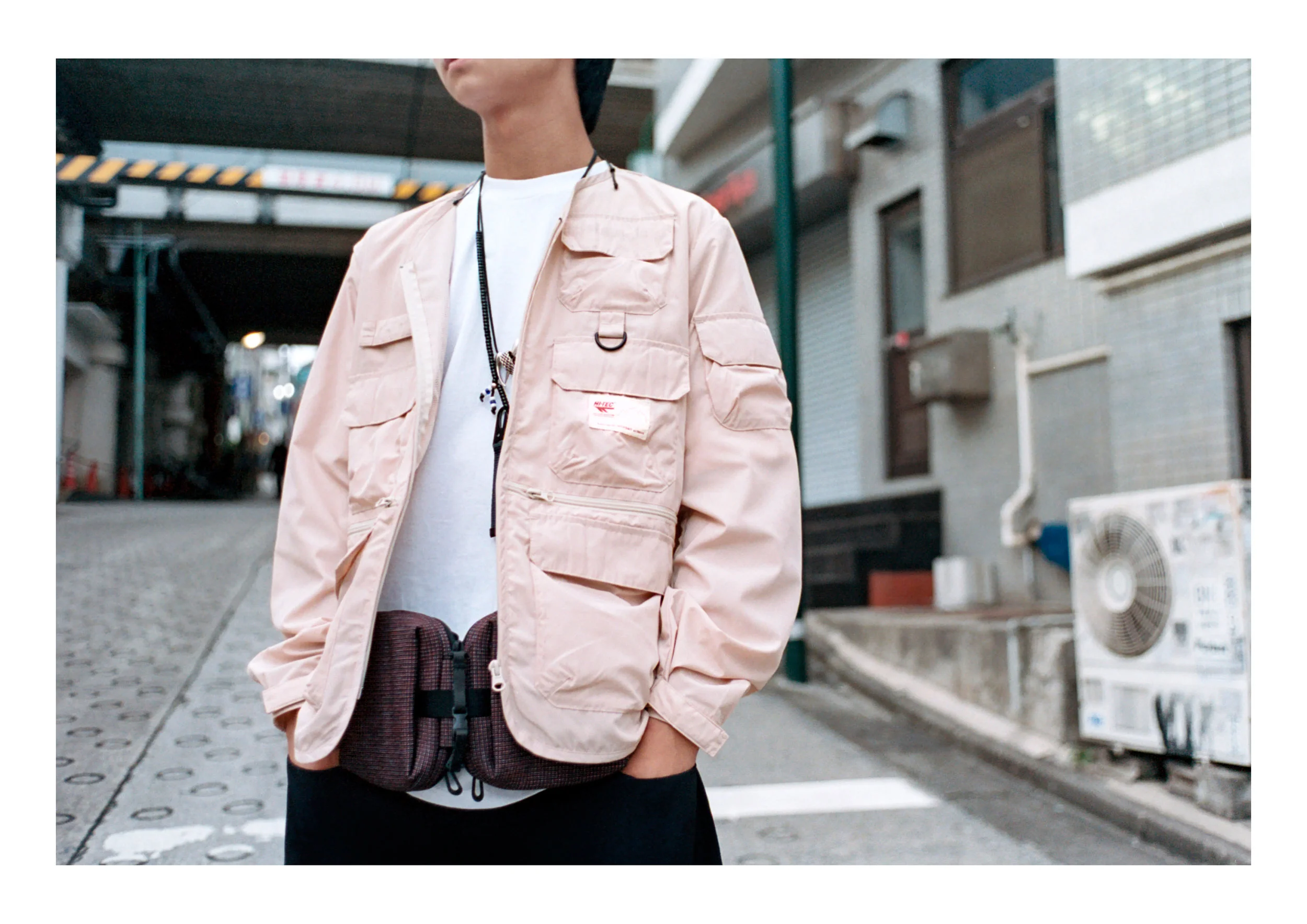Jacket & Top - Hi Tec HTS74, Pants - Tourne de Transmission, Footwear - Hi Tec Japan, Bag - cote&ciel