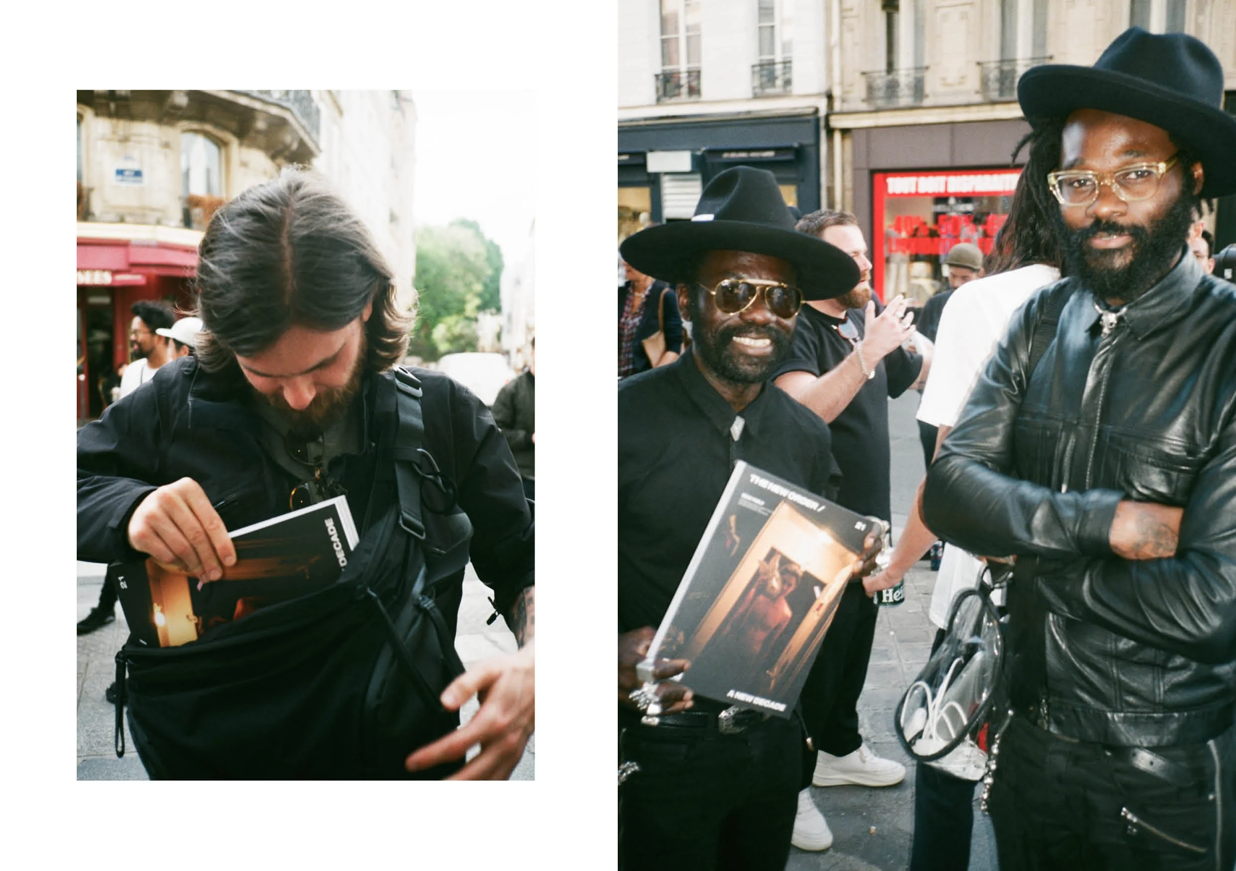 Left: Florian Beetz of cote&ciel / Right: Sam & Shaka of Art Comes First